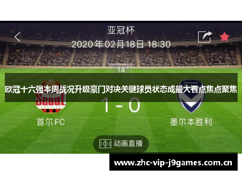 欧冠十六强本周战况升级豪门对决关键球员状态成最大看点焦点聚焦 欧冠十六强本周战况升级豪门对决关键球员状态成最大看点焦点聚焦